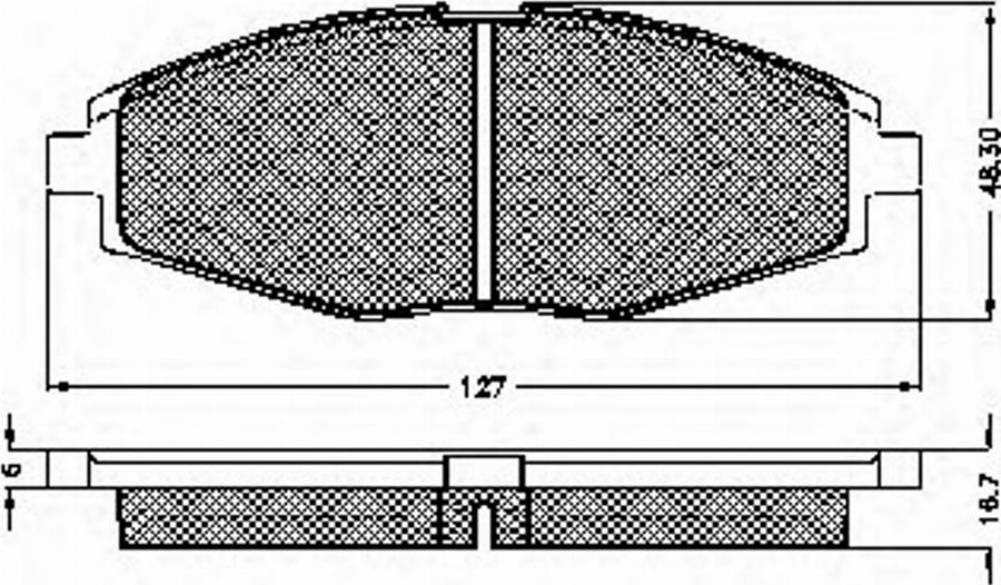 Spidan 32344 - Kit de plaquettes de frein, frein à disque cwaw.fr