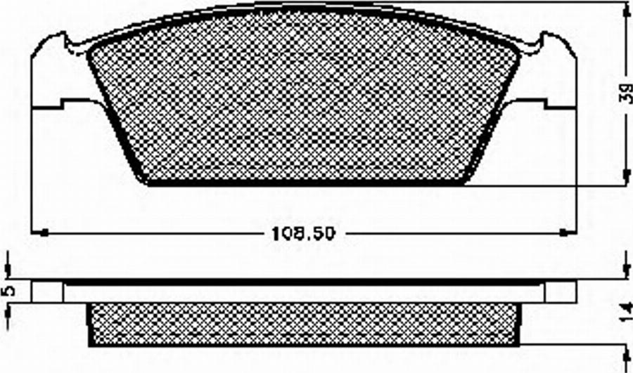 Spidan 32314 - Kit de plaquettes de frein, frein à disque cwaw.fr