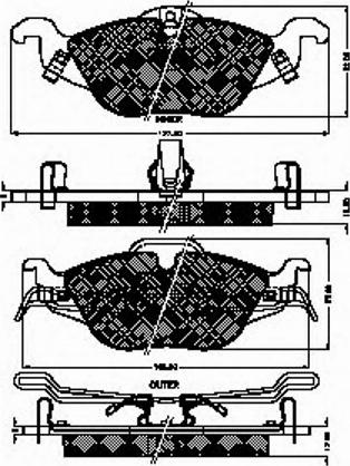 Spidan 32339 - Kit de plaquettes de frein, frein à disque cwaw.fr