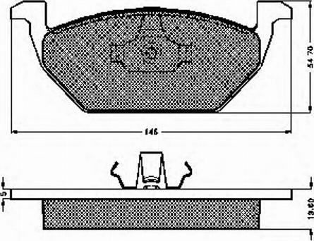 Spidan 32259 - Kit de plaquettes de frein, frein à disque cwaw.fr