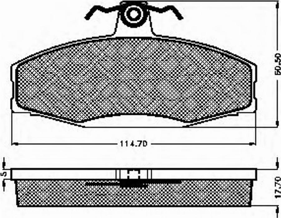 Spidan 32265 - Kit de plaquettes de frein, frein à disque cwaw.fr