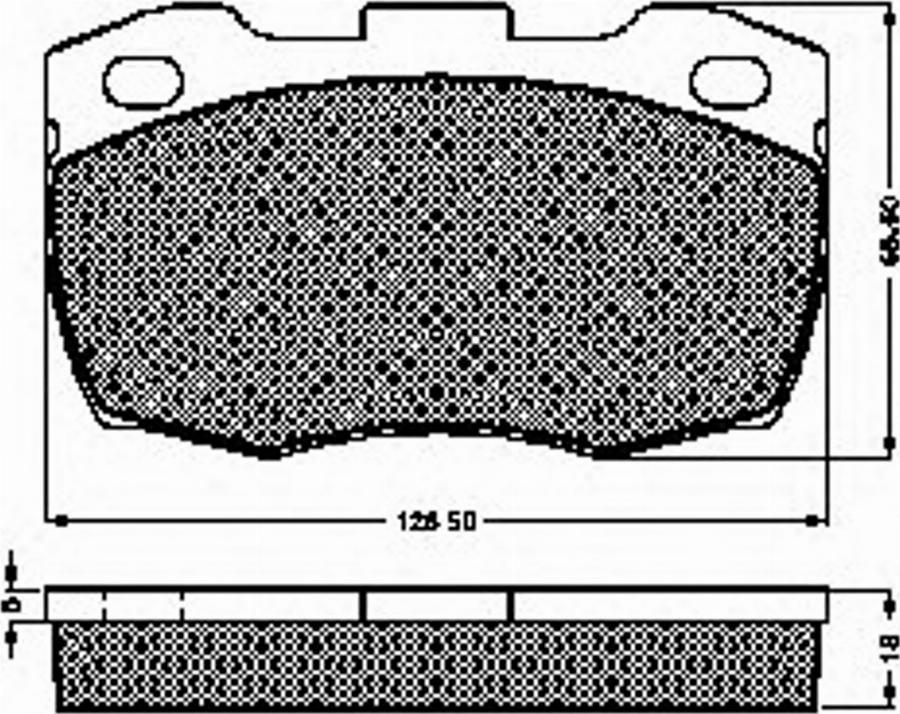 Spidan 32261 - Kit de plaquettes de frein, frein à disque cwaw.fr