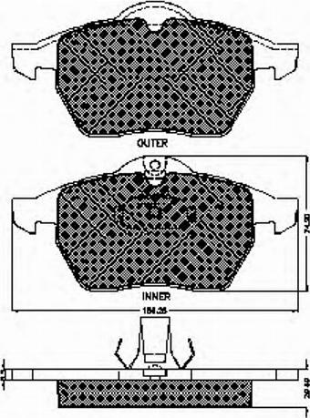 Spidan 32216 - Kit de plaquettes de frein, frein à disque cwaw.fr