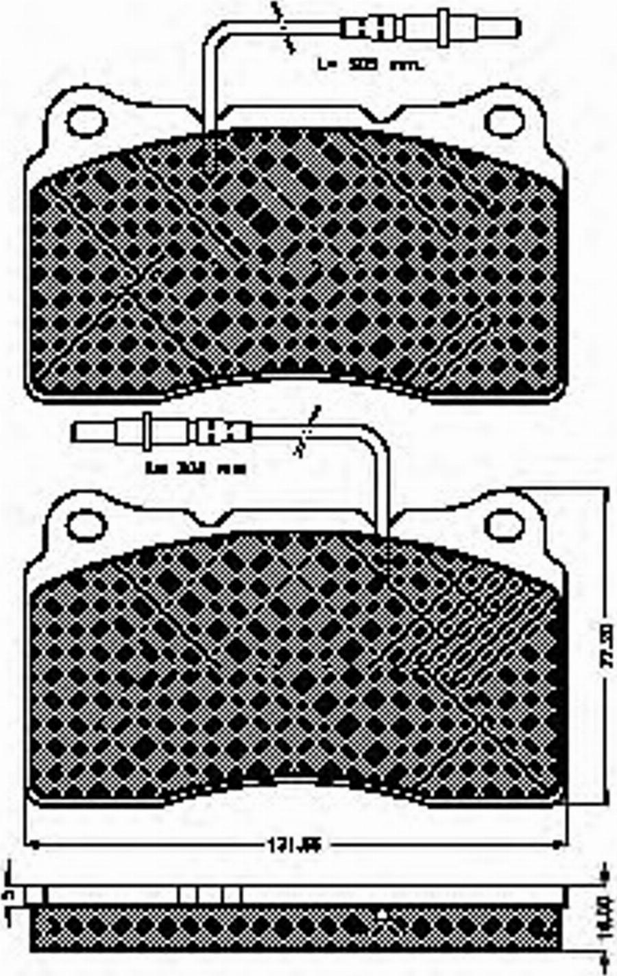 Spidan 32796 - Kit de plaquettes de frein, frein à disque cwaw.fr