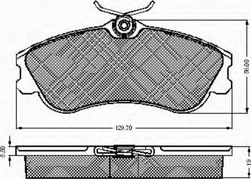 Spidan 32790 - Kit de plaquettes de frein, frein à disque cwaw.fr