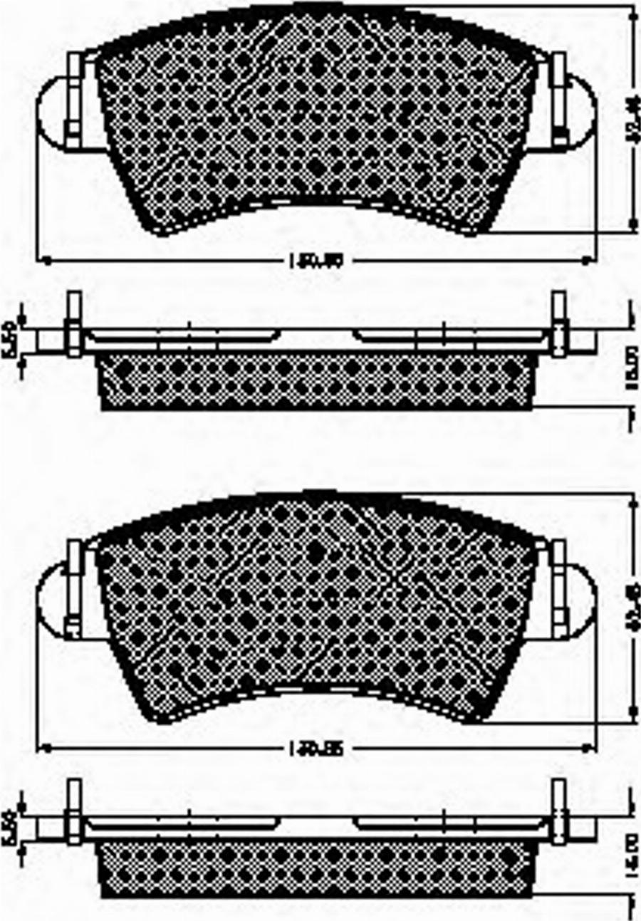 Spidan 32791 - Kit de plaquettes de frein, frein à disque cwaw.fr