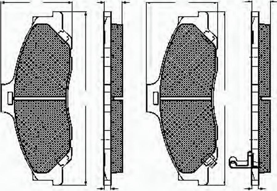 Spidan 32792 - Kit de plaquettes de frein, frein à disque cwaw.fr