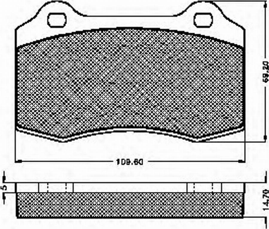 Spidan 32797 - Kit de plaquettes de frein, frein à disque cwaw.fr