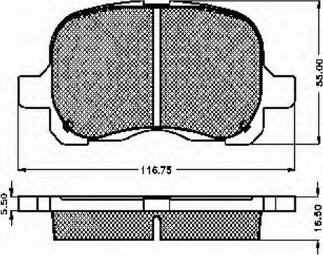 Spidan 32751 - Kit de plaquettes de frein, frein à disque cwaw.fr