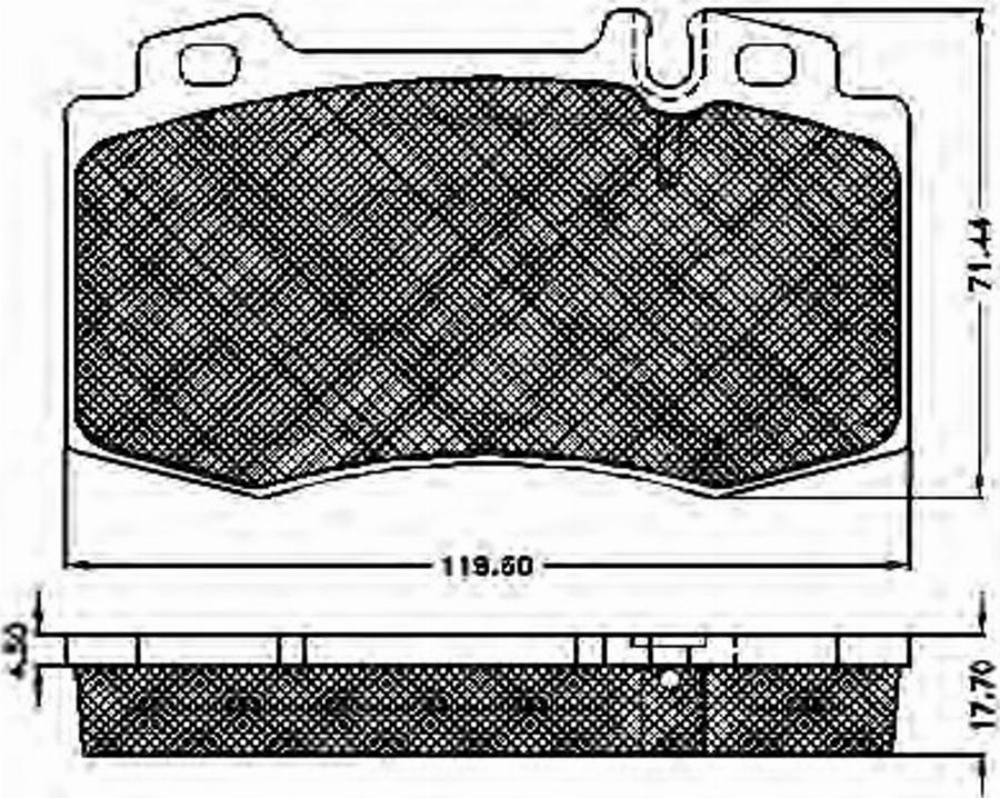 Spidan 32769 - Kit de plaquettes de frein, frein à disque cwaw.fr