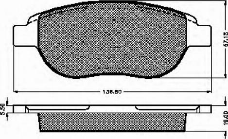 Spidan 32762 - Kit de plaquettes de frein, frein à disque cwaw.fr