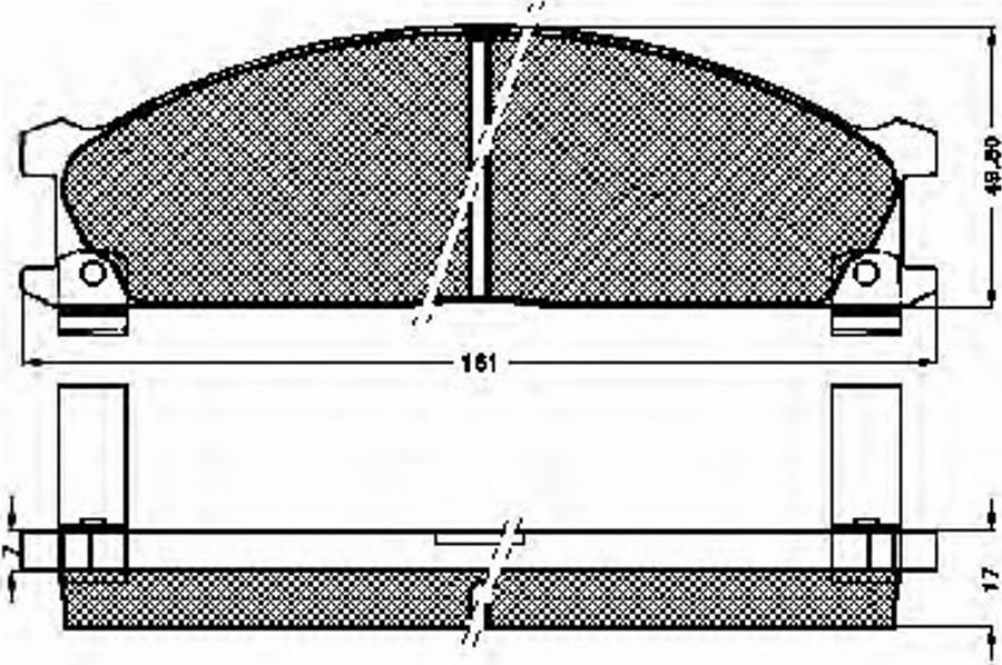 Spidan 32700 - Kit de plaquettes de frein, frein à disque cwaw.fr