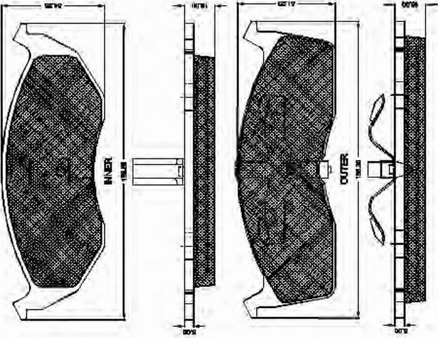 Spidan 32719 - Kit de plaquettes de frein, frein à disque cwaw.fr