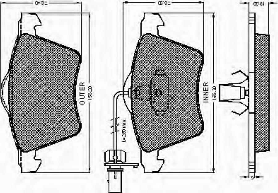 Spidan 32715 - Kit de plaquettes de frein, frein à disque cwaw.fr