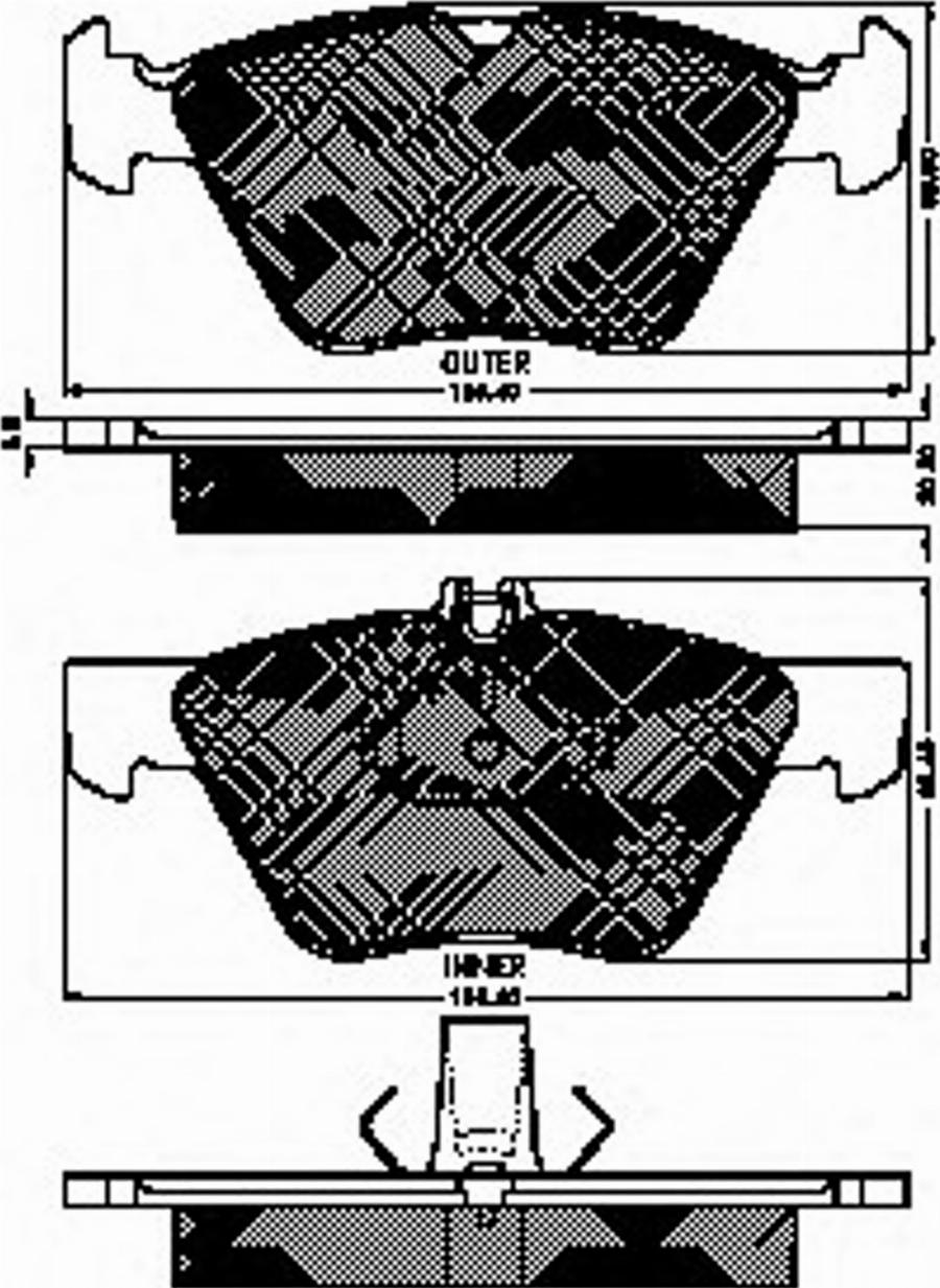 Spidan 32716 - Kit de plaquettes de frein, frein à disque cwaw.fr