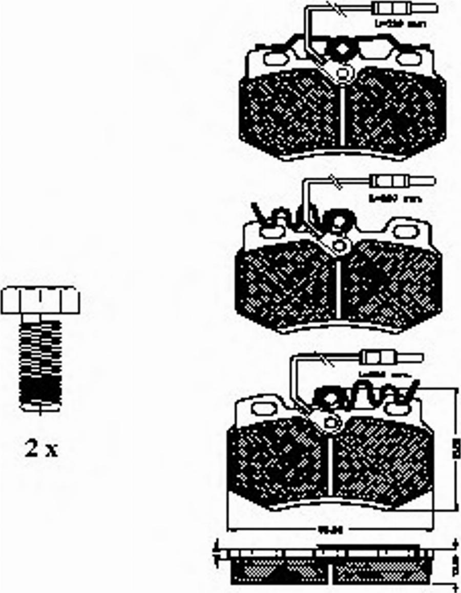 Spidan 32739 - Kit de plaquettes de frein, frein à disque cwaw.fr