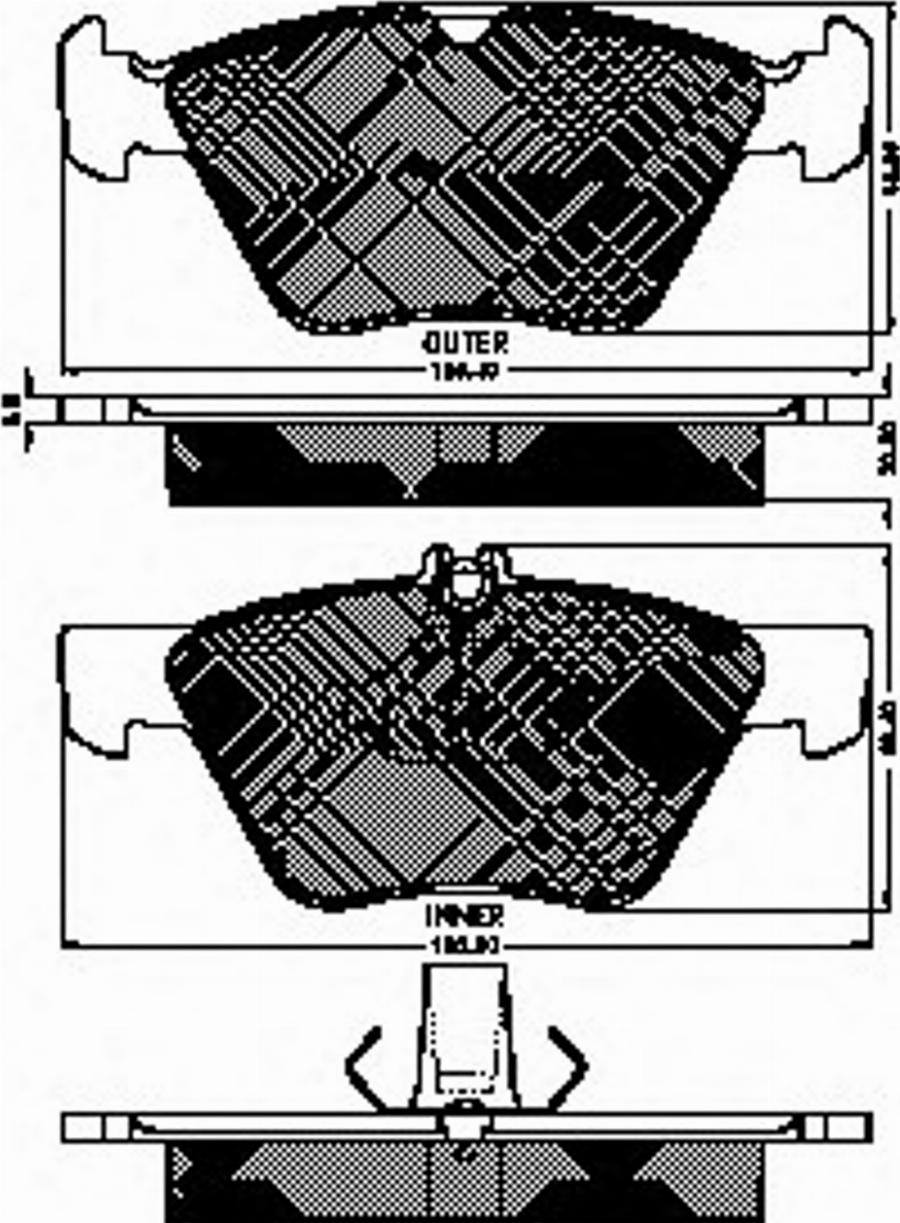 Spidan 32731 - Kit de plaquettes de frein, frein à disque cwaw.fr