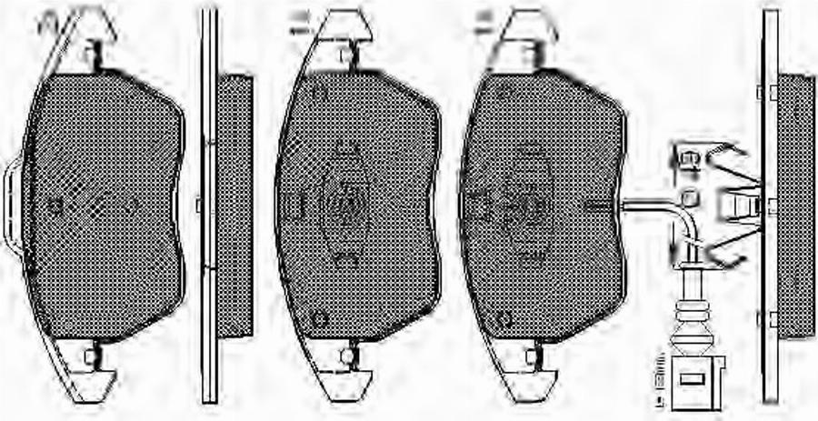 Spidan 32738 - Kit de plaquettes de frein, frein à disque cwaw.fr