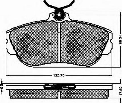 Spidan 32724 - Kit de plaquettes de frein, frein à disque cwaw.fr