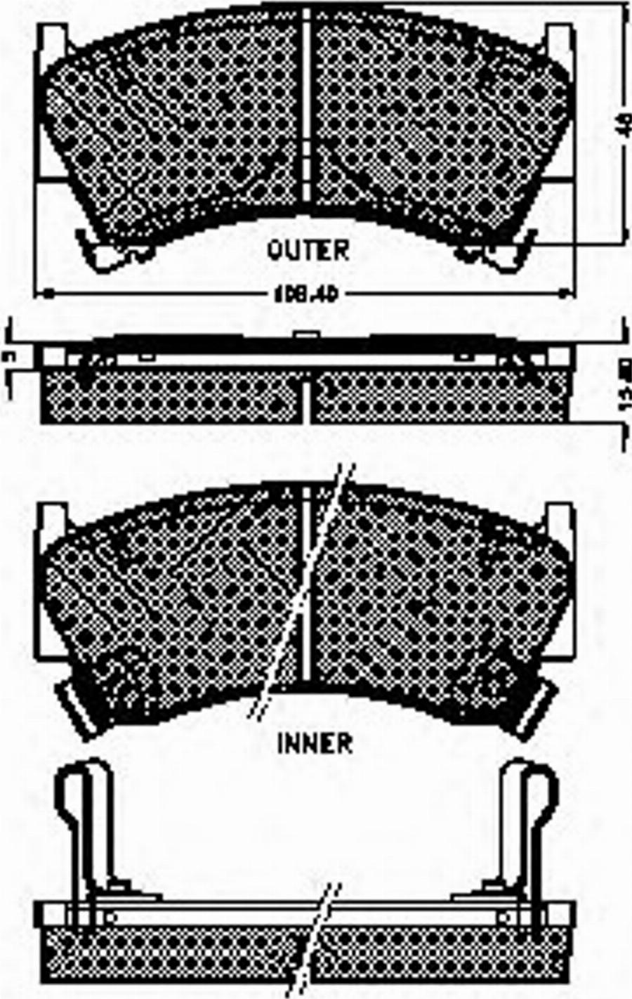 Spidan 32725 - Kit de plaquettes de frein, frein à disque cwaw.fr