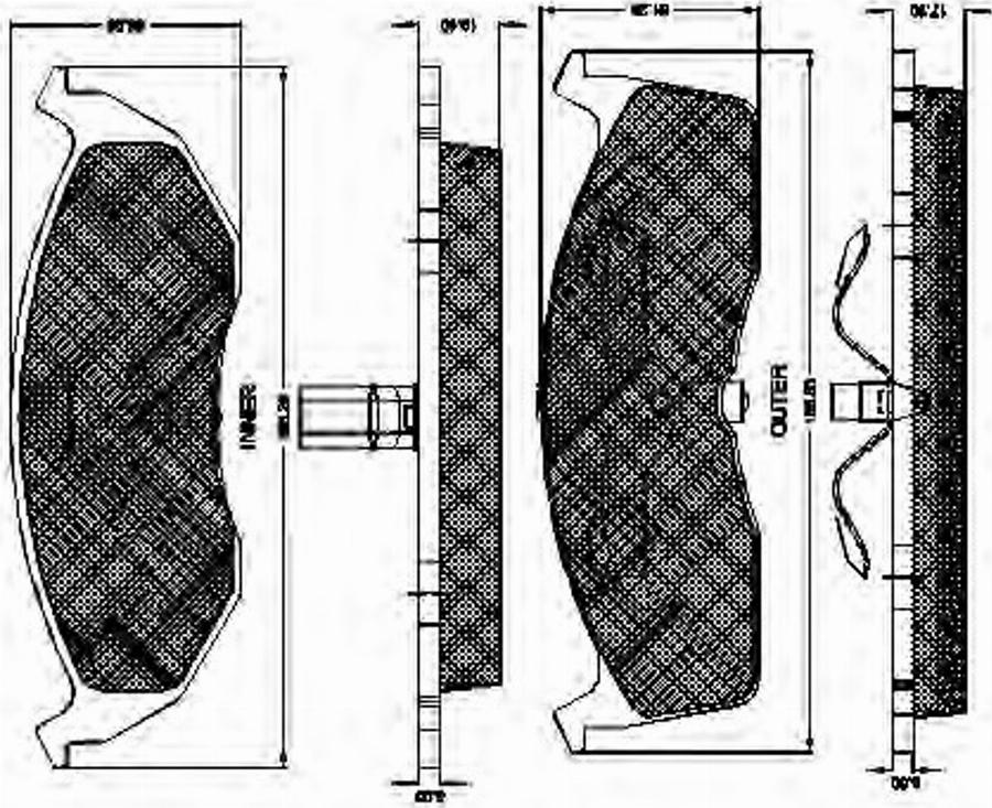 Spidan 32720 - Kit de plaquettes de frein, frein à disque cwaw.fr