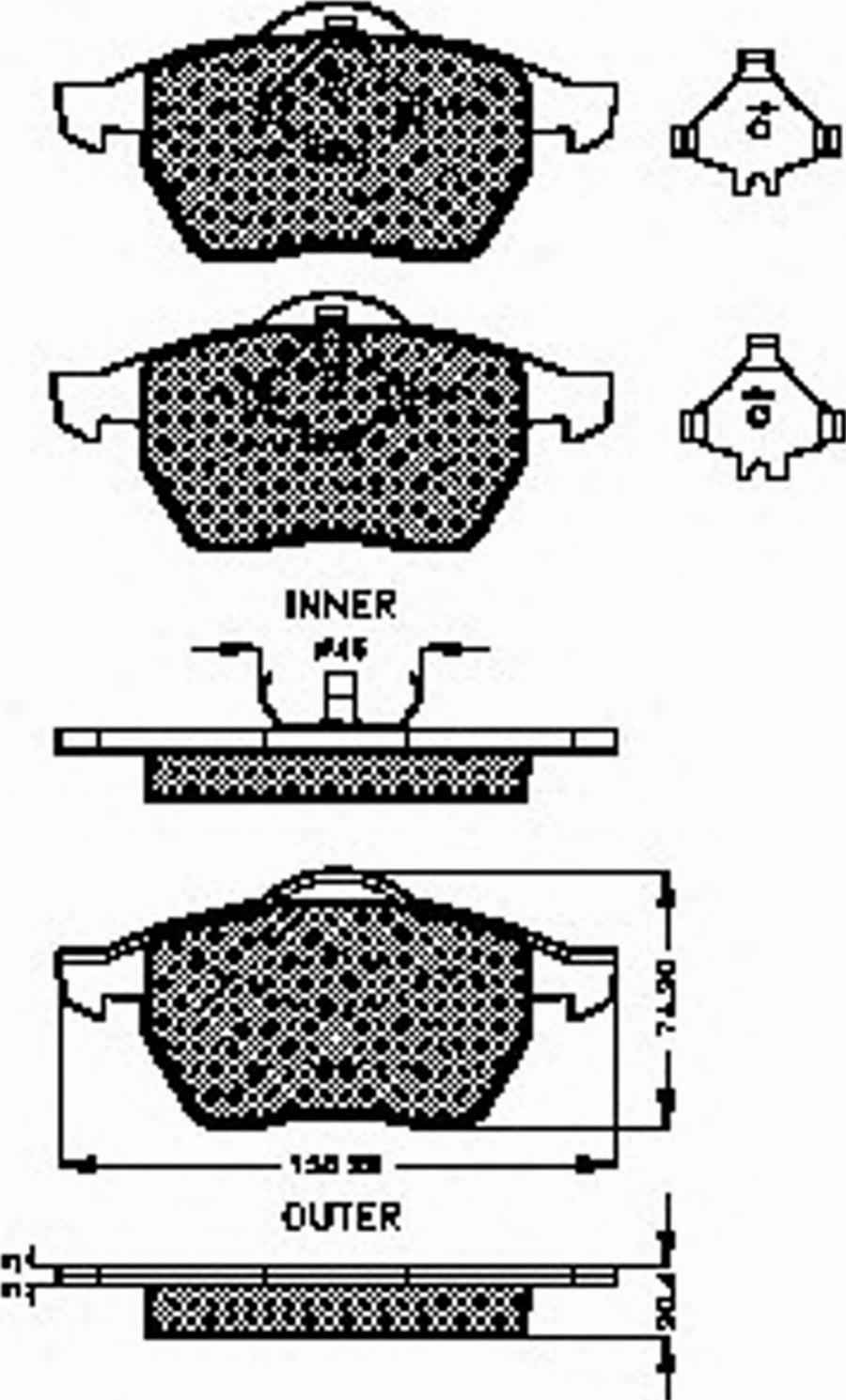 Spidan 32727 - Kit de plaquettes de frein, frein à disque cwaw.fr