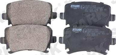 Stark SKAD-1009 - Kit de plaquettes de frein, frein à disque cwaw.fr