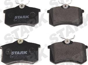 Stark SKAD-1023 - Kit de plaquettes de frein, frein à disque cwaw.fr