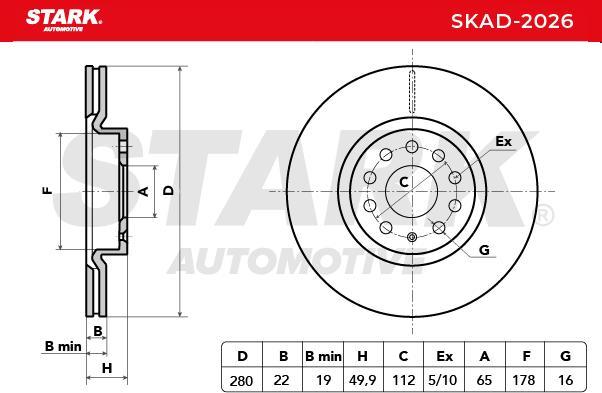 Stark SKAD-2026 - Disque de frein cwaw.fr