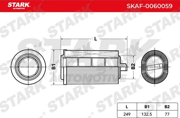 Stark SKAF-0060059 - Filtre à air cwaw.fr