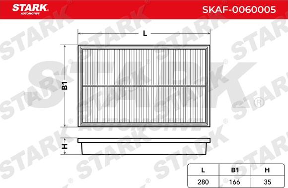 Stark SKAF-0060005 - Filtre à air cwaw.fr