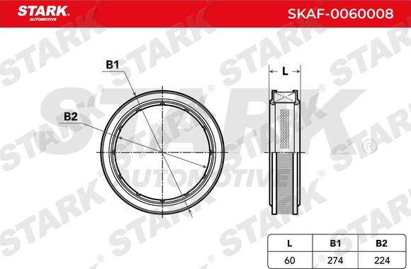 Stark SKAF-0060008 - Filtre à air cwaw.fr