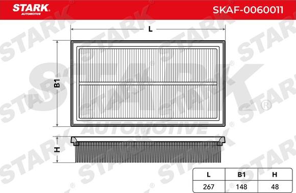 Stark SKAF-0060011 - Filtre à air cwaw.fr