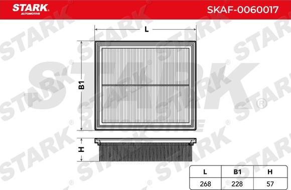 Stark SKAF-0060017 - Filtre à air cwaw.fr