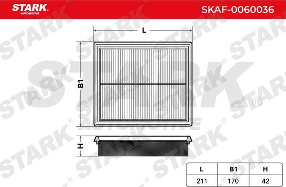 Stark SKAF-0060036 - Filtre à air cwaw.fr