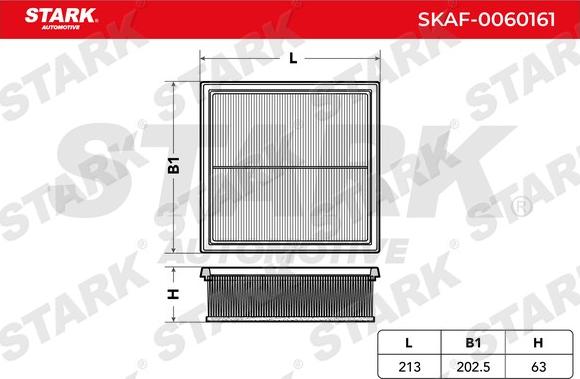 Stark SKAF-0060161 - Filtre à air cwaw.fr