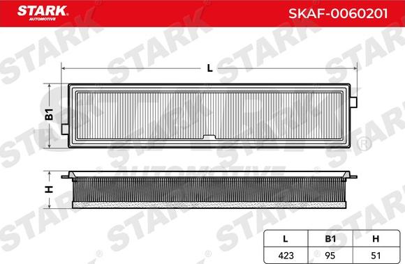 Stark SKAF-0060201 - Filtre à air cwaw.fr