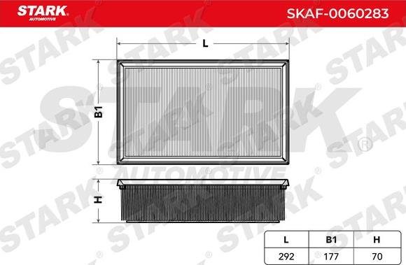 Stark SKAF-0060283 - Filtre à air cwaw.fr