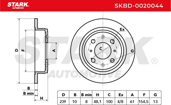 Stark SKBD-0020044 - Disque de frein cwaw.fr