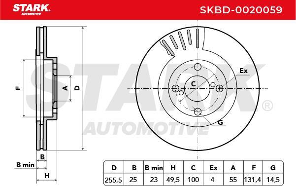 Stark SKBD-0020059 - Disque de frein cwaw.fr