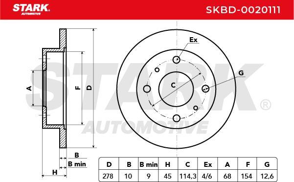 Stark SKBD-0020111 - Disque de frein cwaw.fr