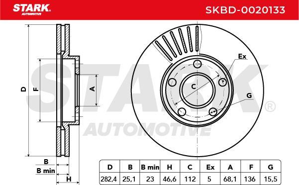 Stark SKBD-0020133 - Disque de frein cwaw.fr