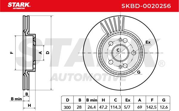 Stark SKBD-0020256 - Disque de frein cwaw.fr