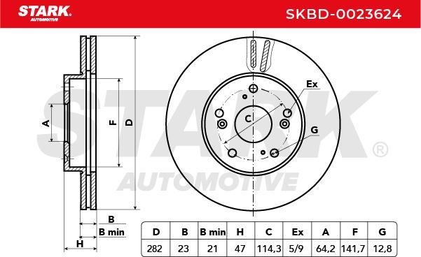 Stark SKBD-0023624 - Disque de frein cwaw.fr