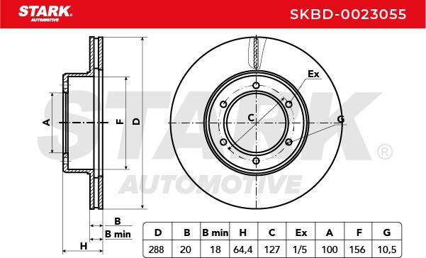 Stark SKBD-0023055 - Disque de frein cwaw.fr