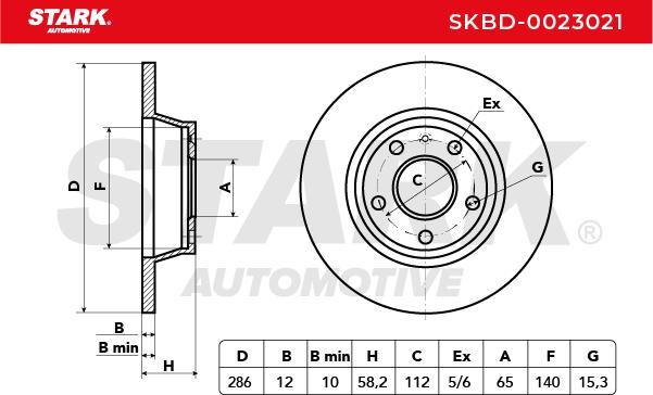 Stark SKBD-0023021 - Disque de frein cwaw.fr