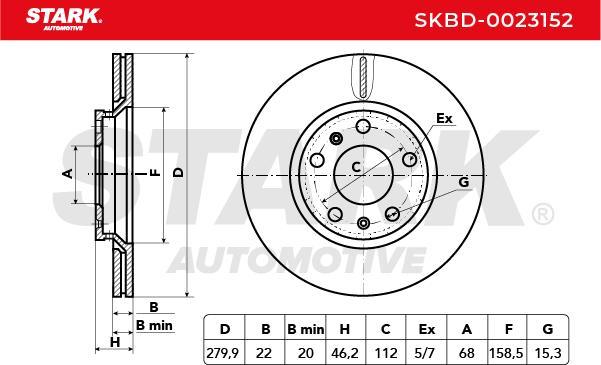 Stark SKBD-0023152 - Disque de frein cwaw.fr