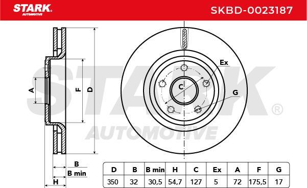 Stark SKBD-0023187 - Disque de frein cwaw.fr