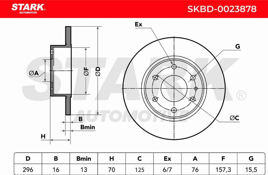 Stark SKBD-0023878 - Disque de frein cwaw.fr