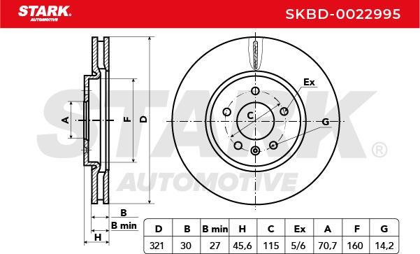 Stark SKBD-0022995 - Disque de frein cwaw.fr